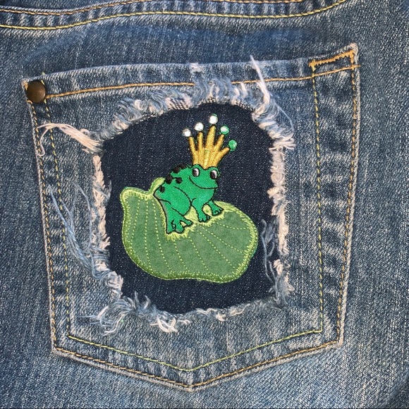Hand-painted jeans - Picture 3 of 4